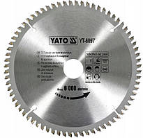 Диск Для Різання Алюмінію Ø 300 х 30 х 3.0 мм, 100 зубів YATO (YT-6097)