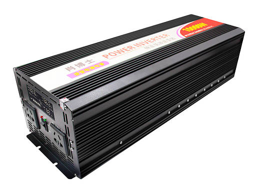 Інвертор із чистою синусоїдою PS-10000W 48 DC - 230 AC, перетворювач напруги, фото 1