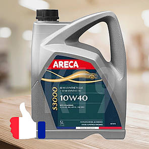 Areca моторна олива напівсинтетична S3000 10W-40 4л