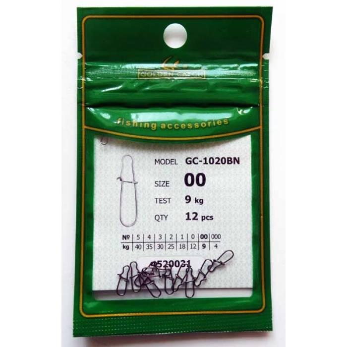 Застібка Американка Golden Catch No00 1020BN