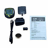 Бездротовий велокомп'ютер, одометр, спідометр SunDing SD-548C, фото 2