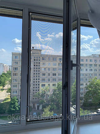 Москітні сітки на металопластикові вікна, фото 1