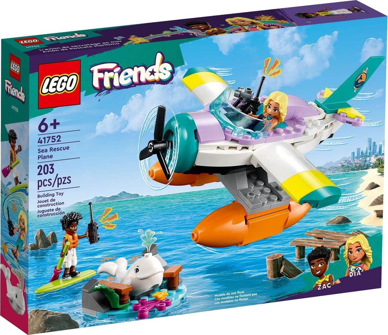 Lego Friends Рятувальний гідроплан 41752, фото 1