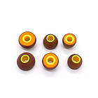 ⇒ Амбушюри мандаринки, силікон + піна для навушників KZ TRN TFZ KBEAR FiiO BGVP Sony, фото 3