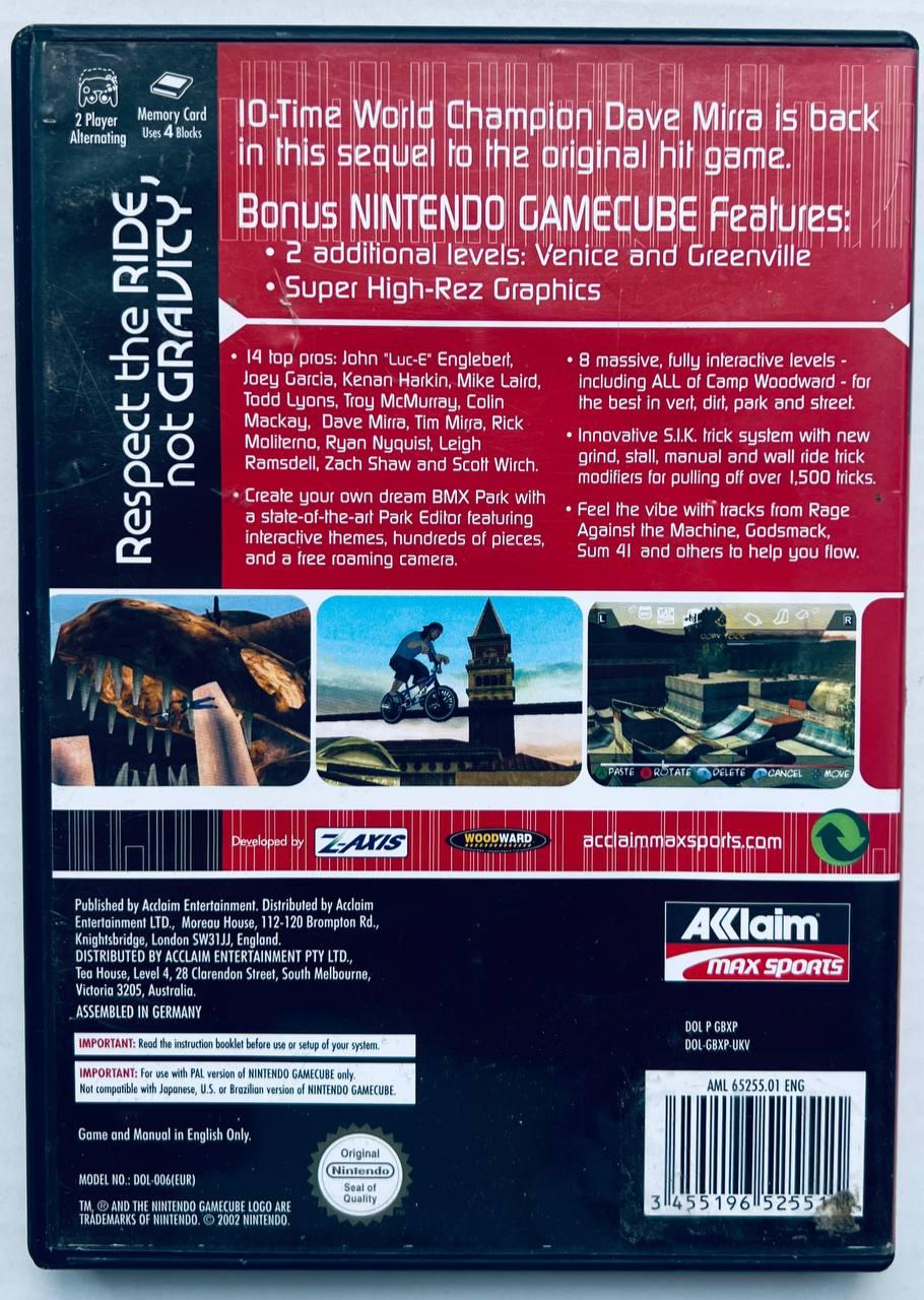 Dave Mirra Freestyle BMX 2, Б/В, англійська версія - диск Nintendo Gamecube - фото 3 - id-p1872809812