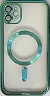 Чохол для iPhone Shinny Case with MagSafe Light Green, фото 3