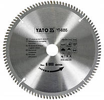 Пиляльний Диск по Алюмінію Ø 250 х 30 х 3.0 мм, 100 зубів YATO (YT-6095)