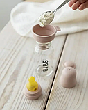Пляшечка для годування BIBS Baby Glass Bottle Complete Set Latex 225ml, Iron, фото 7