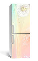 Виниловая наклейка на холодильник Дуновение ветра 60x180 см, декоративные наклейки на холодильник