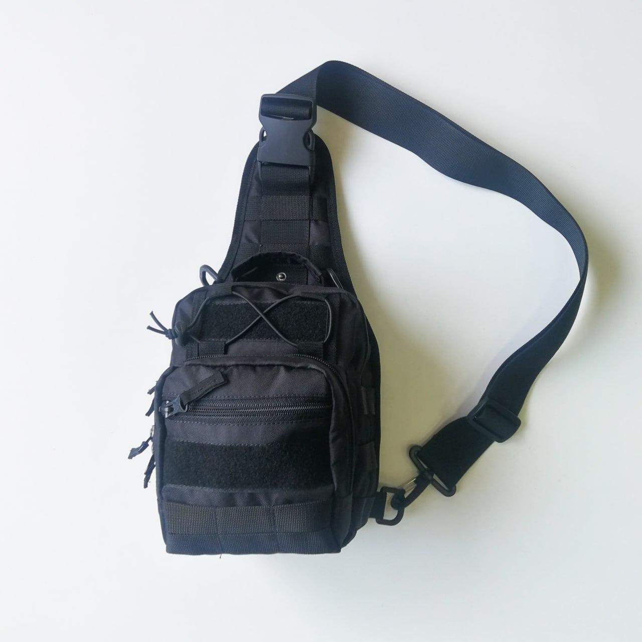 Сумка через плече тактична від TUR Tactical, чорний, фото 1