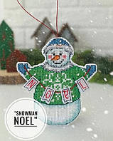 Набір для вишивання хрестиком Затишні хрестики "Snowman Noel"