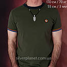 Кулон ангел хранитель срібло на шовковому шнурі з срібним замком. Ладанка архангел Михайло і гайтан., фото 8