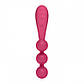 Універсальний вібратор Satisfyer Tri Ball 1, 3 мотори, гнеться, 20,5 см., фото 4