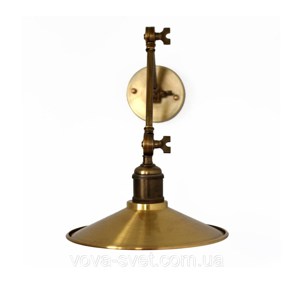 Настінно-стельовий світильник купол Loft Steampunk [ on Wall Ceiling Brass ] (3- поворотний)