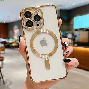 Чохол для iPhone Shinny Case with MagSafe Gold