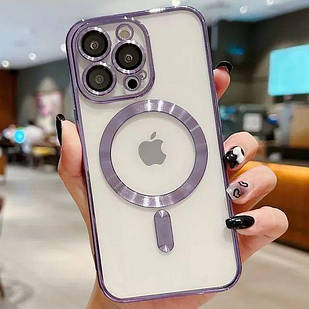 Чохол для iPhone Shinny Case with MagSafe Purple