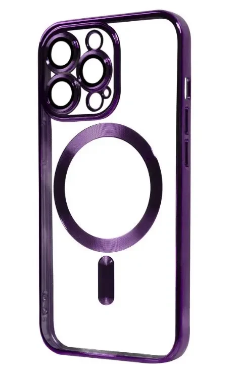 Чохол для iPhone Shinny Case with MagSafe Deep Purple
