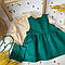Костюм сарафан та кофта на дівчинку з сумочкою Зелений 8802, 12, XHH.KIDS, Зелений, Для дівчаток, Весна Осінь, 98, фото 3