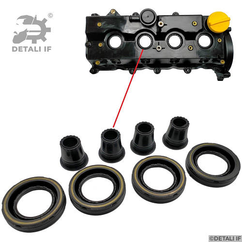 Ремкомплект клапанной крышки сальники прокладка Corsa D Opel 1.7cdti ...