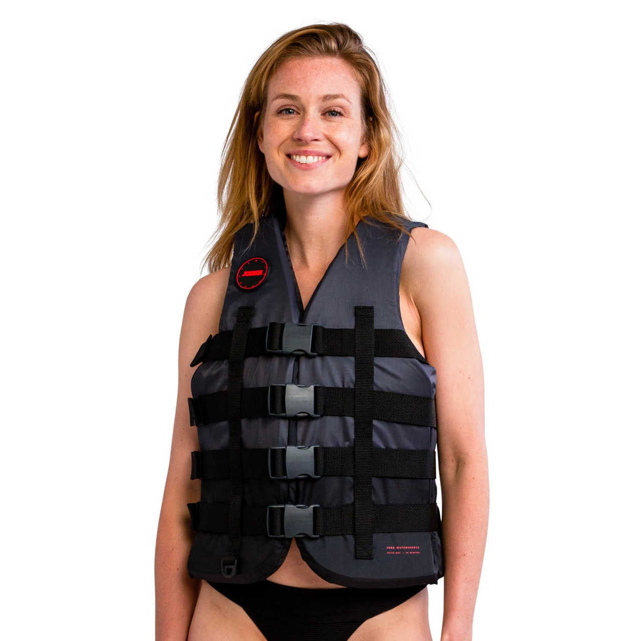 Нейлоновий рятувальний жилет Jobe 4 Buckle Life Vest Black