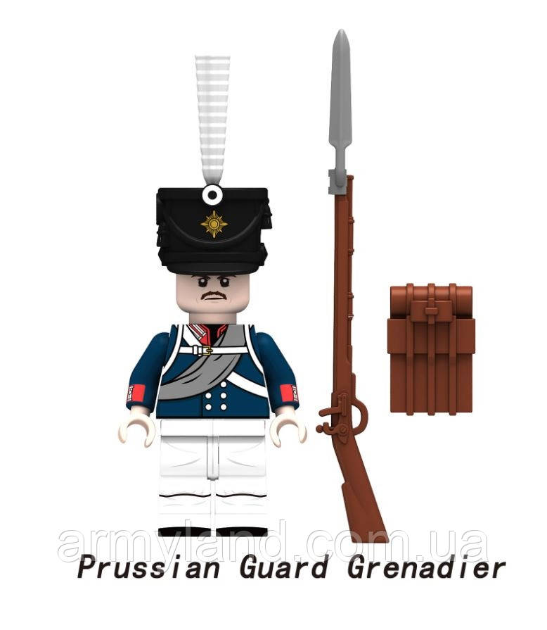 Прусський гренадер, конструктор, фігурки ,BrickArms