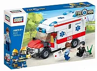 Конструктор Машина "Medical ambulance", 200 деталей, фигурки