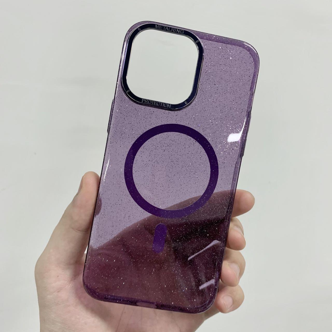 Чохол для IPhone Glitter Case MagSafe
