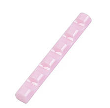 Пластикова підставка-тримач для пензликів на 5 клітинок. Рожевий