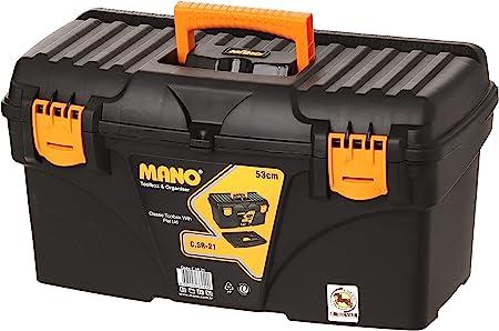 Ящик для інструментів класичний із пласкою кришкою 21" (535x291x280мм) Mano C.SR-21 Турция, фото 1