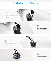 ORICO DESK-4U USB3.0 концентратор USB hub розгалужувач, фото 4