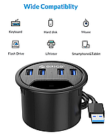 ORICO DESK-4U USB3.0 концентратор USB hub розгалужувач, фото 8