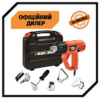 Строительный фен BLACK&DECKER KX2001K (2 кВт, 650 л/мин) Топ 3776563