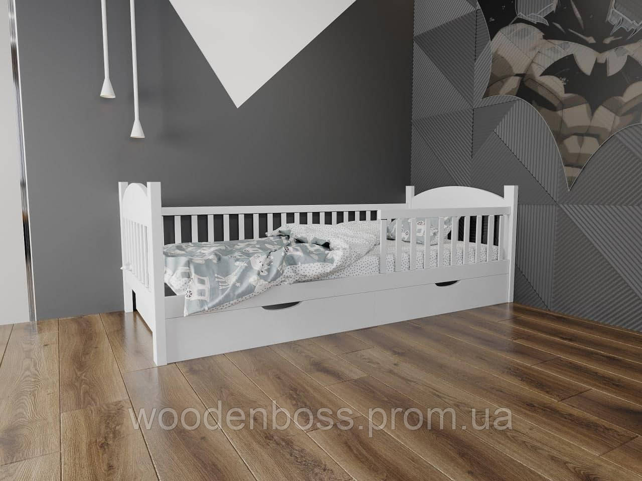 Ліжко дитяче підліткове від "Wooden Boss" Флаві Екстра (спальне місце 80 см х1 90/200 см)