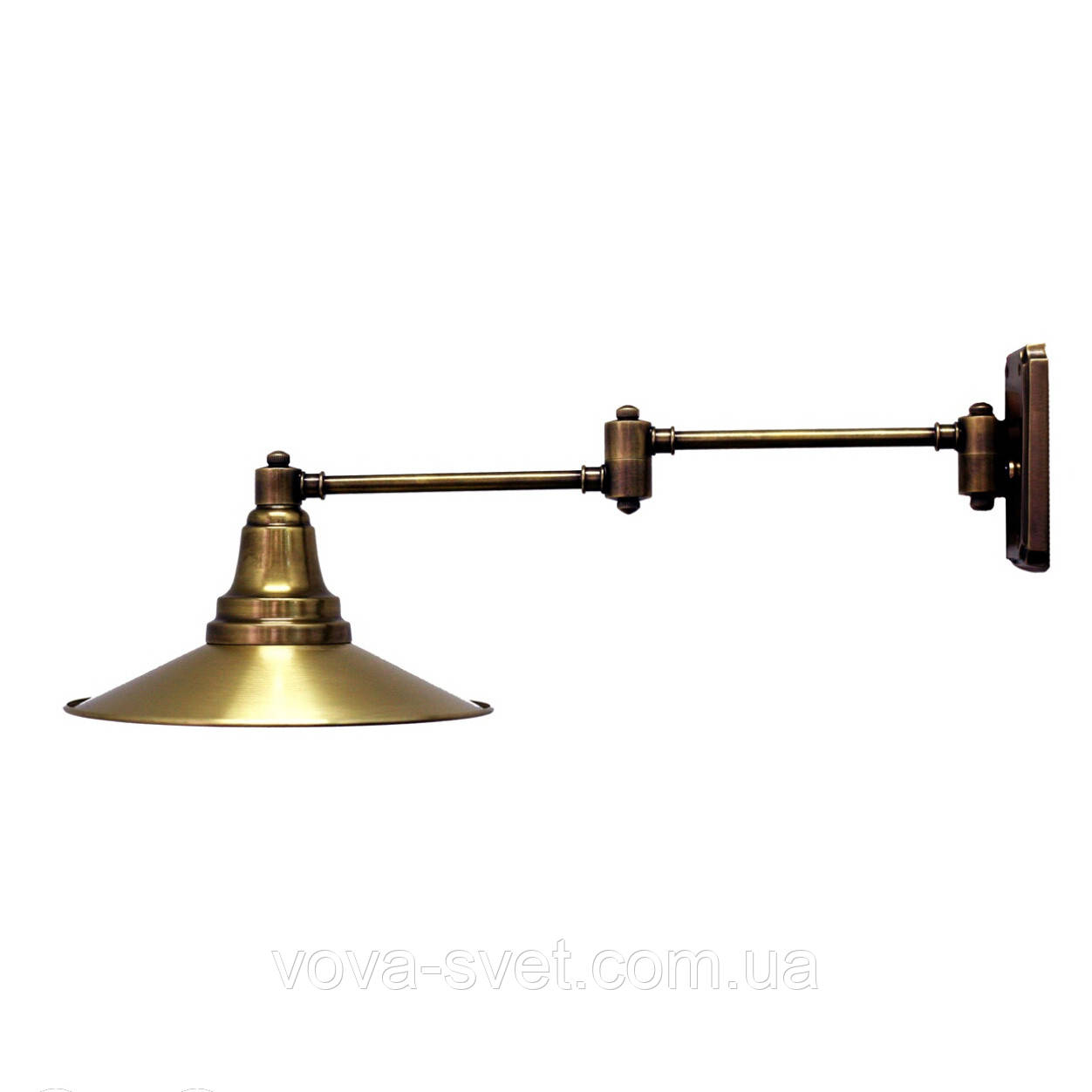 Настенный светильник (бра) купол Loft Steampunk [ Wall Light Brass ] 2-х поворотный - фото 2 - id-p322155871