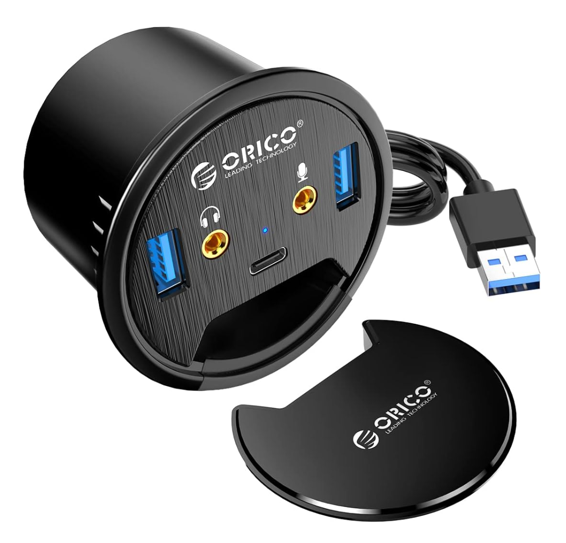 ORICO DESK-2U1C USB 3.0 + Type C + Audio концентратор USB hub розгалужувач