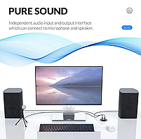 ORICO DESK-2U1C USB 3.0 + Type C + Audio концентратор USB hub розгалужувач, фото 4