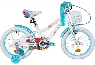 Велосипед дитячий Formula Cream (2021) 18" Біло- аквамариновий