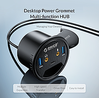 ORICO DESK-2U1C USB 3.0 + Type C + Audio концентратор USB hub розгалужувач, фото 8