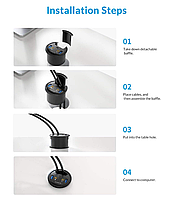 ORICO DESK-2U1C USB 3.0 + Type C + Audio концентратор USB hub розгалужувач, фото 9