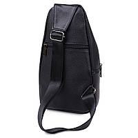 Небольшая кожаная мужская сумка через плечо Vintage 20202 Черный высокое качество