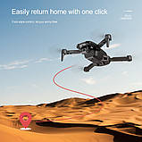 Квадрокоптер FPV з двома камерами Wi-Fi Drone 4К-E99Pro автозависання, 360°, фліп, сенсори перешкод, фото 8