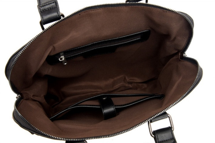 Качественная мужская сумка для ноутбука эко кожа, мужской портфель под ноутбук, планшет, лаптоп, макбук - фото 10 - id-p1872906508