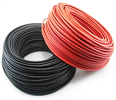 СОНЯЧНИЙ КАБЕЛЬ KBE DB+ ЧОРНИЙ, 6 MM2, 100 М (НІМЕЧЧИНА)