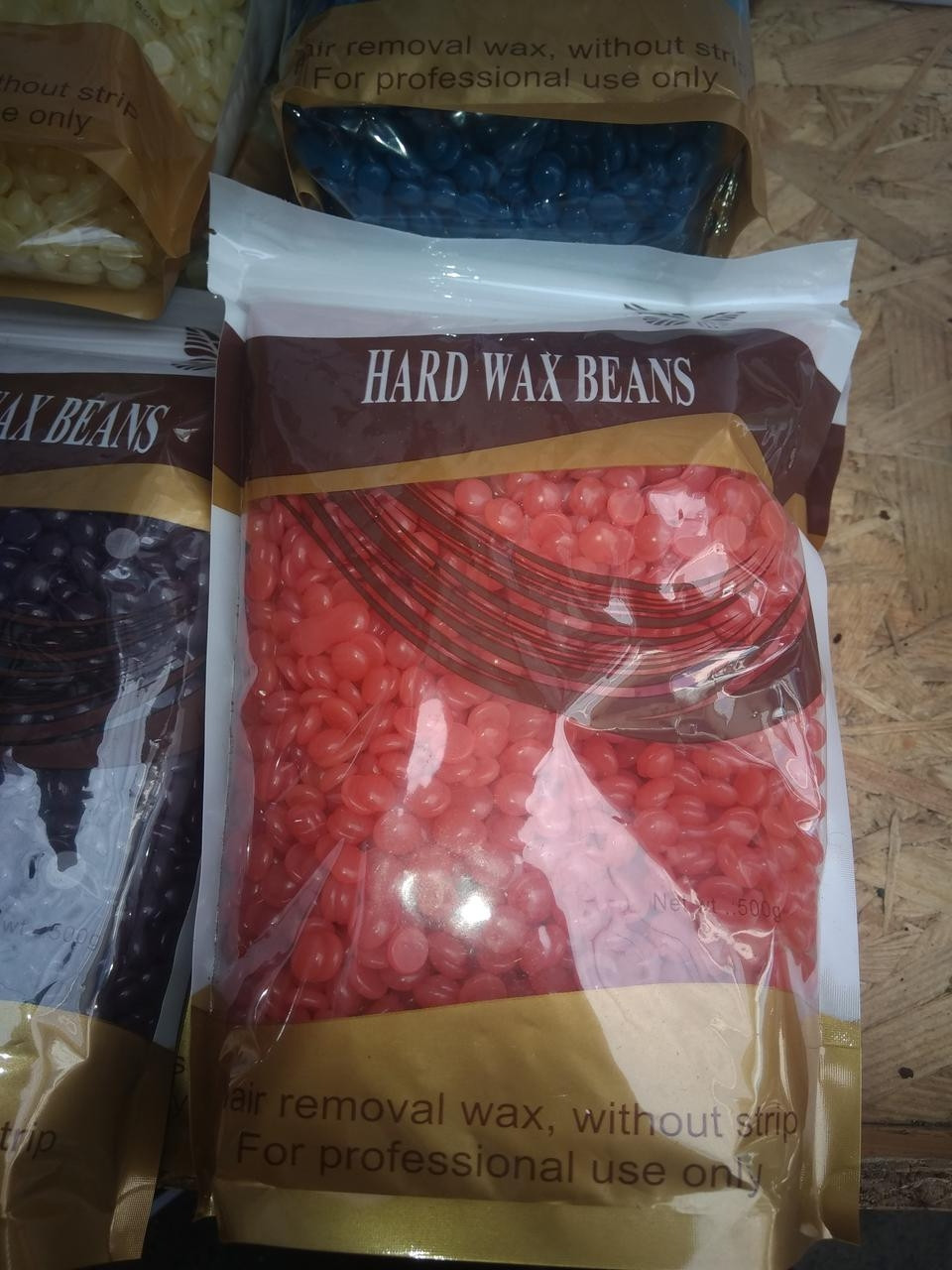 Воск пленочный для депиляции Hard wax beans 500 гр в пакете ,разные ароматы вид номер 2 - фото 5 - id-p1872912665