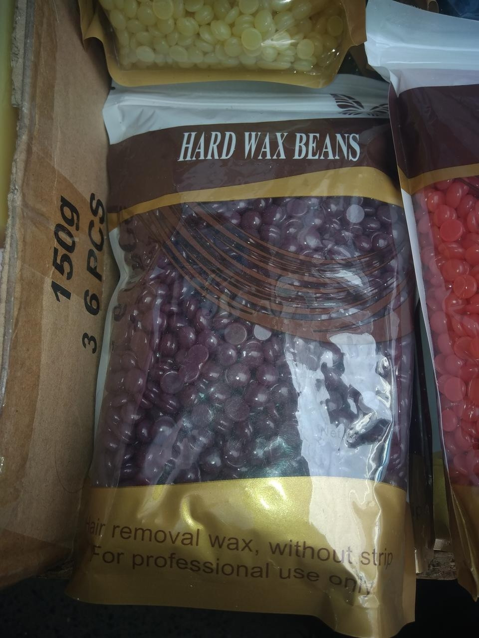 Воск пленочный для депиляции Hard wax beans 500 гр в пакете ,разные ароматы вид номер 2 - фото 6 - id-p1872912665