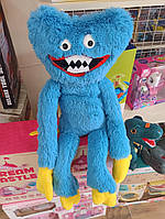 Мягкая плюшевая игрушка Хаги Ваги голубой (Huggy Wuggy) 60 см/ Монстрик обнимашка