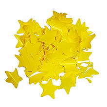 Конфеті зірочки, жовті, 10 грамів 2113
