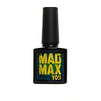 Супер стойкий топ без липкого слоя Yo!Nails Mad Max c УФ фильтром, 8 мл