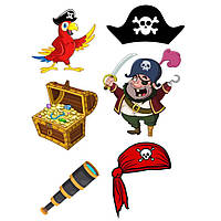 Временная татуировка Пираты Ink-Ok 81316783 формат А6, Time Toys