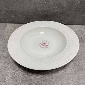 Тарілка глибока 22 см порцелянова Вензель Tudor TU-3161